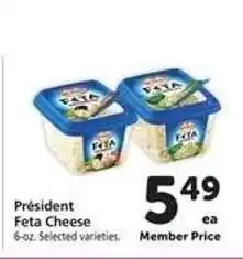 Safeway Président Feta Cheese offer