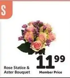 Safeway Rose Statice & Aster Bouquet offer