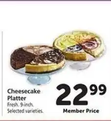 Safeway Cheesecake Platter offer
