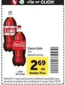Safeway Coca-Cola offer
