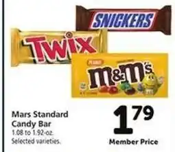 Safeway Mars Standard Candy Bar offer