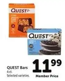 Safeway Quest Bars offer