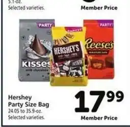 Safeway Hershey Party Size Bag offer