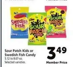 Safeway Sour Patch Kids or Swedish Fish Candy offer