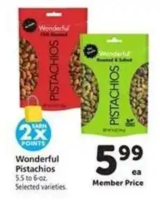 Safeway Wonderful Pistachios offer