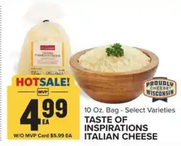 Food Lion Taste of Inspirations Italian Cheese offer
