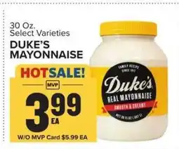 Food Lion Duke's Mayonnaise offer