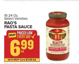 Food Lion Rao's Pasta Sauce offer