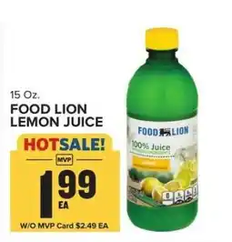 Food Lion FOOD LION LEMON JUICE offer