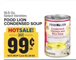 Food Lion FOOD LION CONDENSED SOUP offer