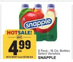 Food Lion Snapple offer
