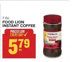 Food Lion FOOD LION INSTANT COFFEE offer