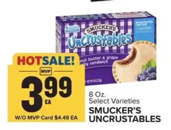 Food Lion Smucker's Uncrustables offer
