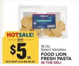 Food Lion FOOD LION FRESH PASTA offer