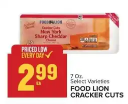 Food Lion FOOD LION CRACKER CUTS offer