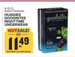 Food Lion Huggies Goodnites Nighttime Underwear offer