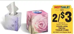 Food Lion Food Lion Facial Tissue Cube offer