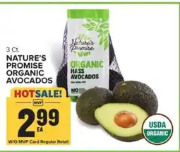 Food Lion Nature's Promise Organic Avocados offer