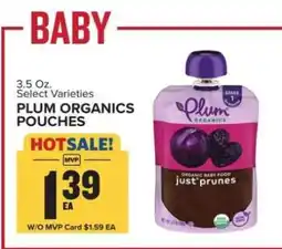 Food Lion Plum Organics Pouches offer