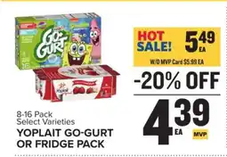 Food Lion Yoplait Go-Gurt or Fridge Pack offer