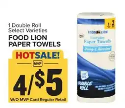Food Lion FOOD LION PAPER TOWELS offer