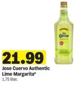 Meijer Jose Cuervo Authentic Lime Margarita offer