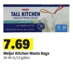 Meijer Meijer Kitchen Waste Bags offer