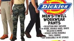 Ollie's DICKIES MEN'S TWILL WORKWEAR PANTS offer