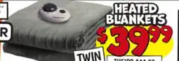 Ollie's HEATED BLANKETS TWIN offer