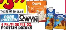 Ollie's 4 PK./11 OR 11.5 OZ. PROTEIN DRINKS offer