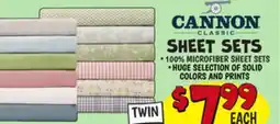 Ollie's TWIN SHEET SETS offer
