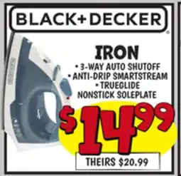Ollie's BLACK + DECKER IRON offer