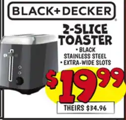 Ollie's 2-SLICE TOASTER offer
