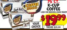 Ollie's 75 CT. K-CUP COFFEE offer