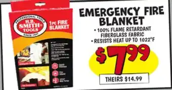 Ollie's EMERGENCY FIRE BLANKET offer