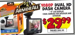 Ollie's 1080P DUAL HD DASH CAMERA offer