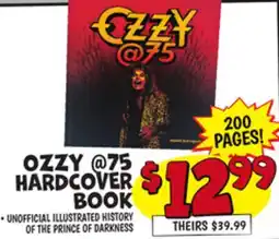 Ollie's OZZY @75 HARDCOVER BOOK offer