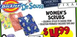 Ollie's WOMEN'S SCRUBS offer