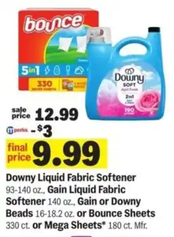 Meijer Downy Liquid Fabric Softener offer