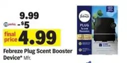 Meijer Febreze Plug Scent Booster Device offer
