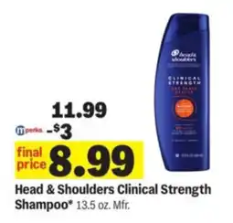 Meijer Head & Shoulders Clinical Strength Shampoo offer