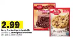 Meijer Betty Crocker Pouch Cookie Mix offer