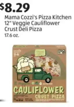 Aldi Mama Cozzi's Pizza Kitchen 12 Veggie Cauliflower Crust Deli Pizza offer