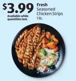 Aldi Fresh Seasoned Chicken Strips offer