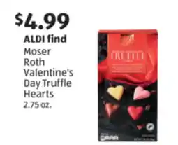 Aldi Moser Roth Valentine's Day Truffle Hearts offer