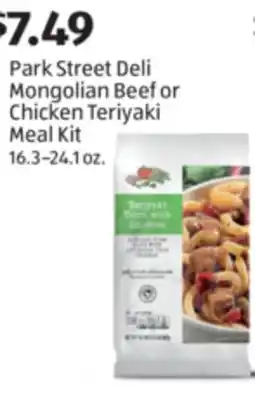 Aldi Park Street Deli Mongolian Beef or Chicken Teriyaki Meal Kit offer