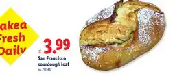 Lidl San Francisco sourdough loaf offer