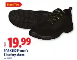 Lidl PARKSIDE men's S1 safety shoes offer