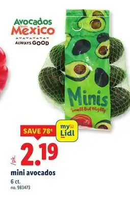 Lidl mini avocados offer