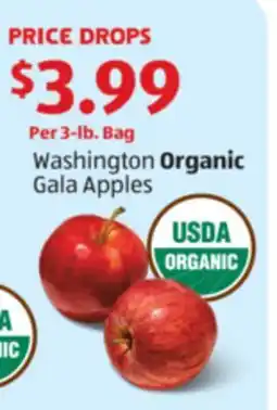 Aldi Washington Organic Gala Apples offer